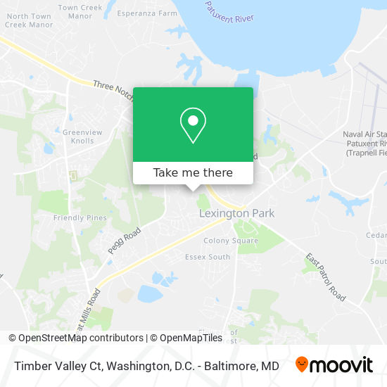 Timber Valley Ct map