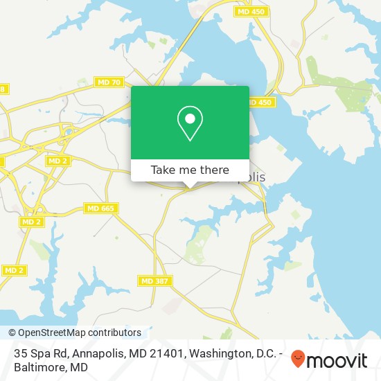 35 Spa Rd, Annapolis, MD 21401 map