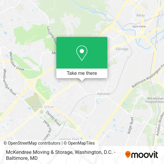 Mapa de McKendree Moving & Storage