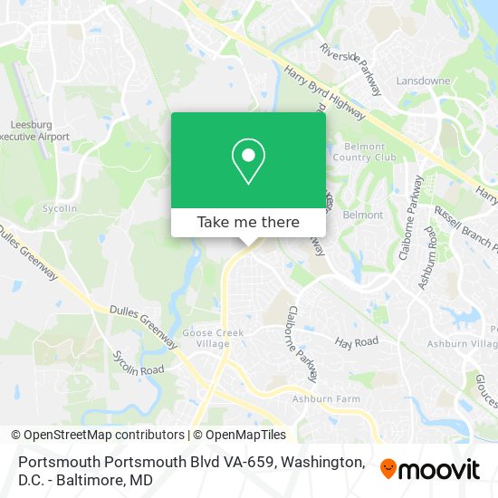 Portsmouth Portsmouth Blvd VA-659 map