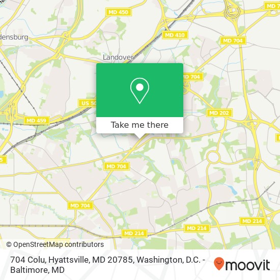 704 Colu, Hyattsville, MD 20785 map