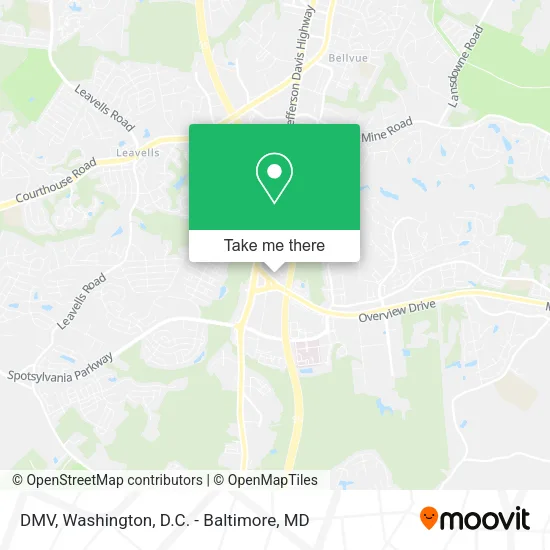 DMV map