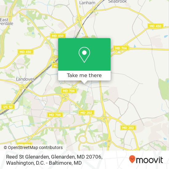 Reed St Glenarden, Glenarden, MD 20706 map