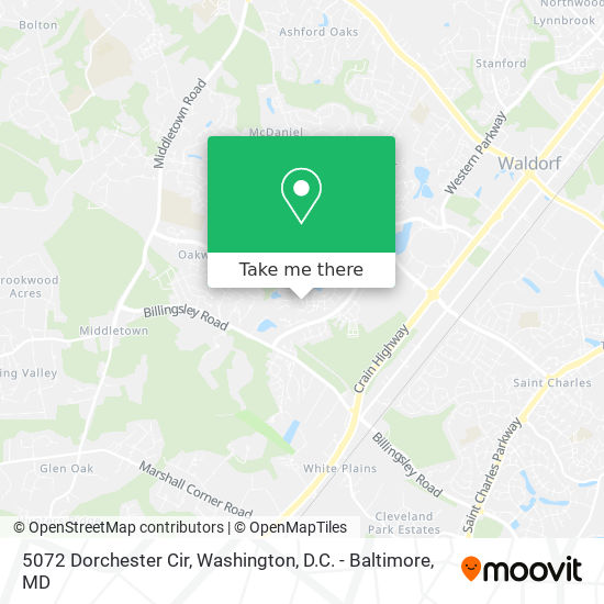 Mapa de 5072 Dorchester Cir