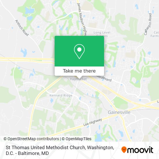 St Thomas United Methodist Church map