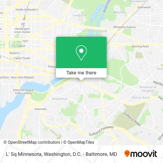 Mapa de L' Sq Minnesota