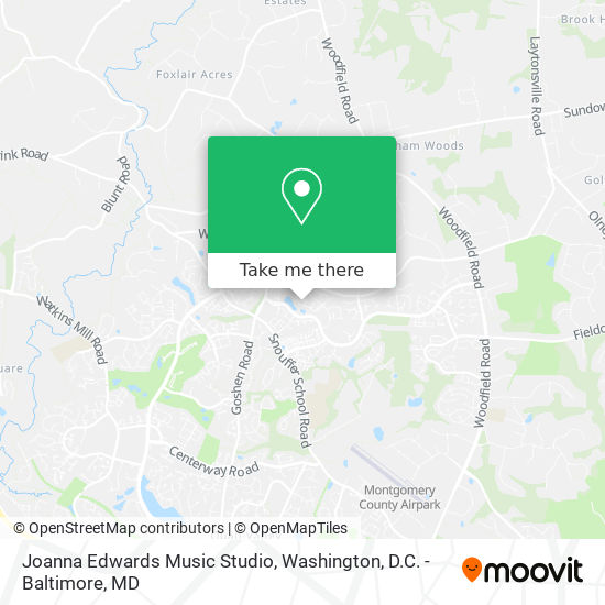 Joanna Edwards Music Studio map