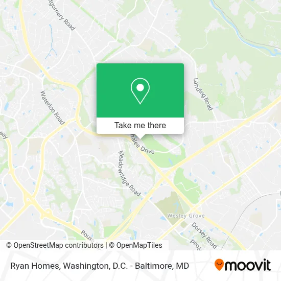 Ryan Homes map