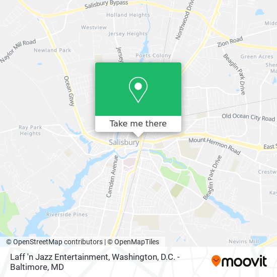 Laff 'n Jazz Entertainment map