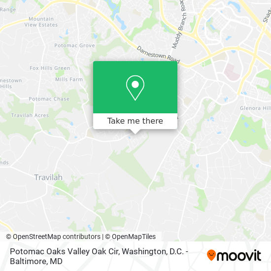 Potomac Oaks Valley Oak Cir map