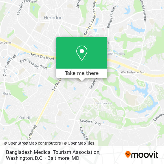 Bangladesh Medical Tourism Association map