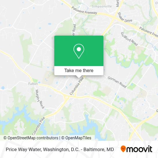 Price Way Water map