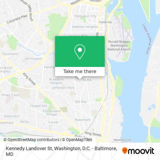 Kennedy Landover St map