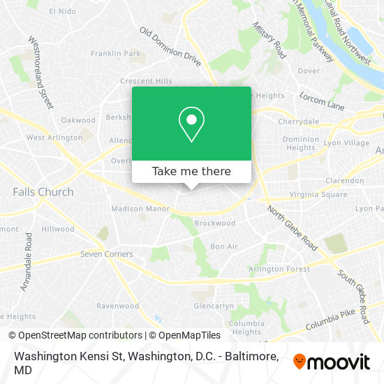 Washington Kensi St map