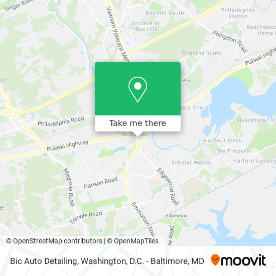 Bic Auto Detailing map