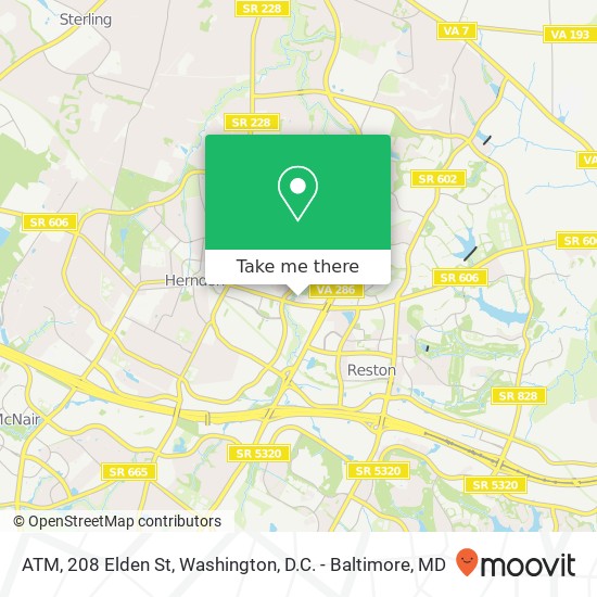 ATM, 208 Elden St map