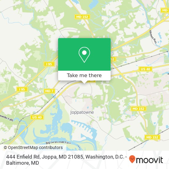 444 Enfield Rd, Joppa, MD 21085 map