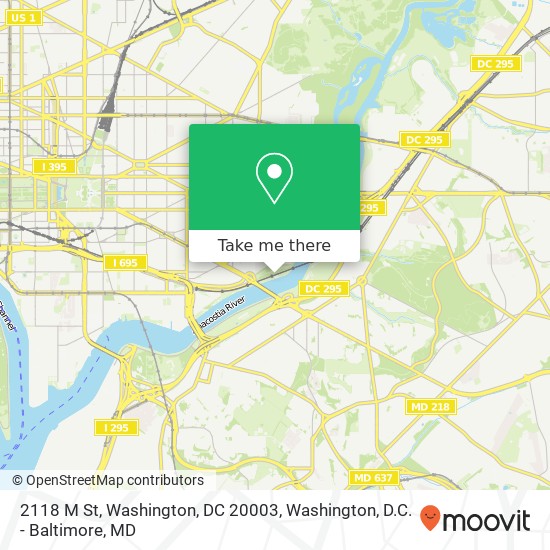 2118 M St, Washington, DC 20003 map