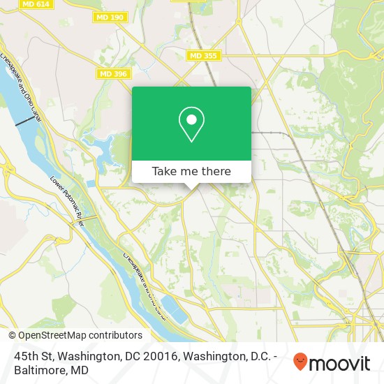 45th St, Washington, DC 20016 map