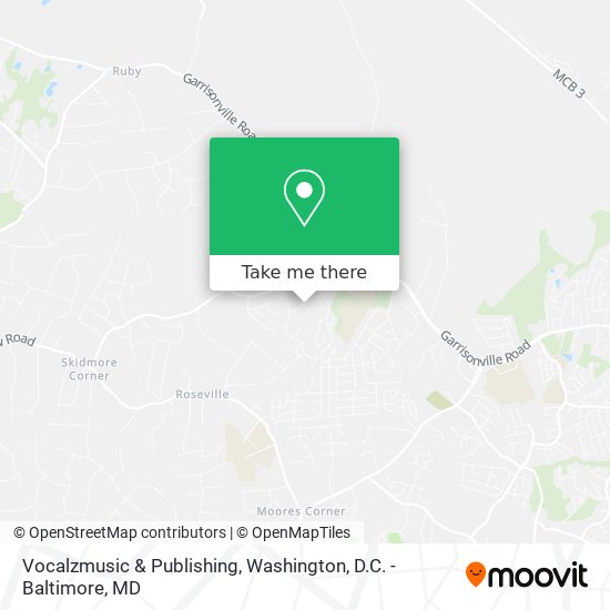 Vocalzmusic & Publishing map