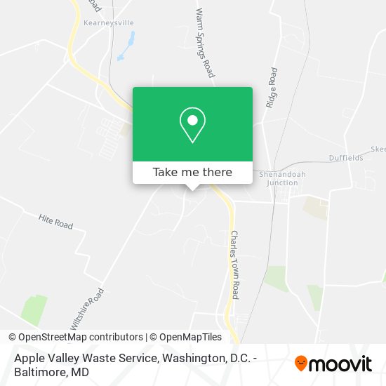 Mapa de Apple Valley Waste Service