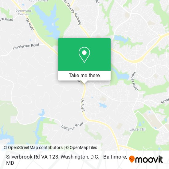 Silverbrook Rd VA-123, Fairfax Station, VA 22039 map