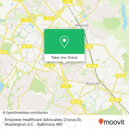 Empower Healthcare Advocates, Crocus Dr map