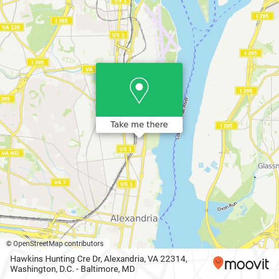 Hawkins Hunting Cre Dr, Alexandria, VA 22314 map