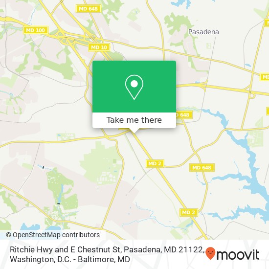 Ritchie Hwy and E Chestnut St, Pasadena, MD 21122 map