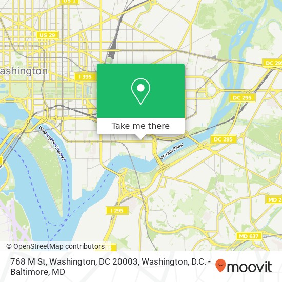 768 M St, Washington, DC 20003 map
