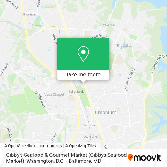 Gibby's Seafood & Gourmet Market (Gibbys Seafood Market) map