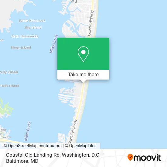 Mapa de Coastal Old Landing Rd