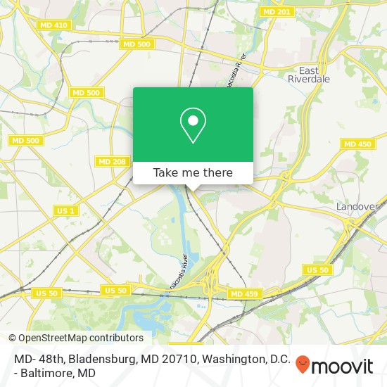 MD- 48th, Bladensburg, MD 20710 map