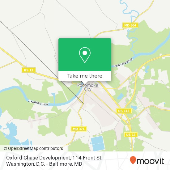 Mapa de Oxford Chase Development, 114 Front St
