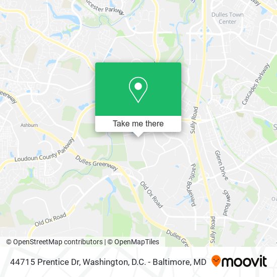 Mapa de 44715 Prentice Dr