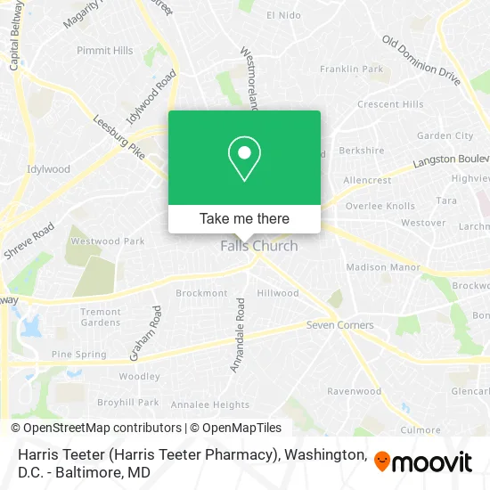 Harris Teeter (Harris Teeter Pharmacy) map