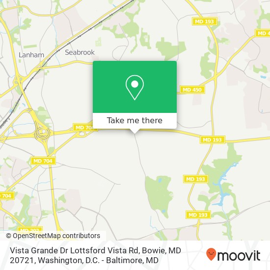 Vista Grande Dr Lottsford Vista Rd, Bowie, MD 20721 map