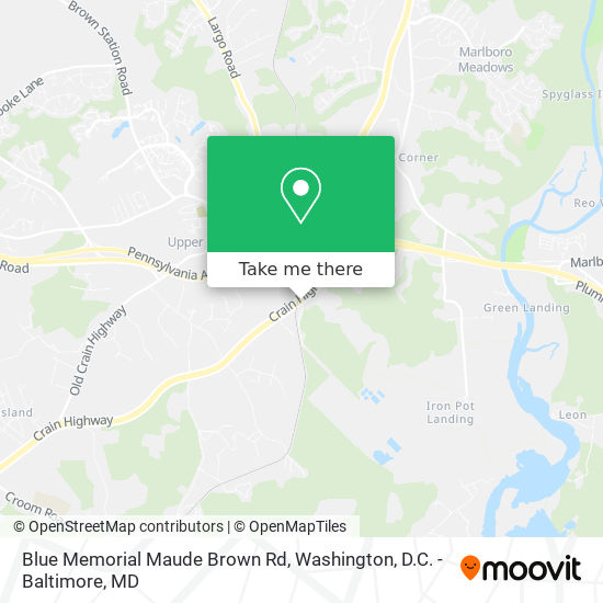 Mapa de Blue Memorial Maude Brown Rd