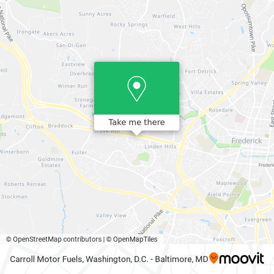 Mapa de Carroll Motor Fuels