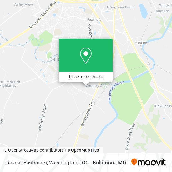 Revcar Fasteners map