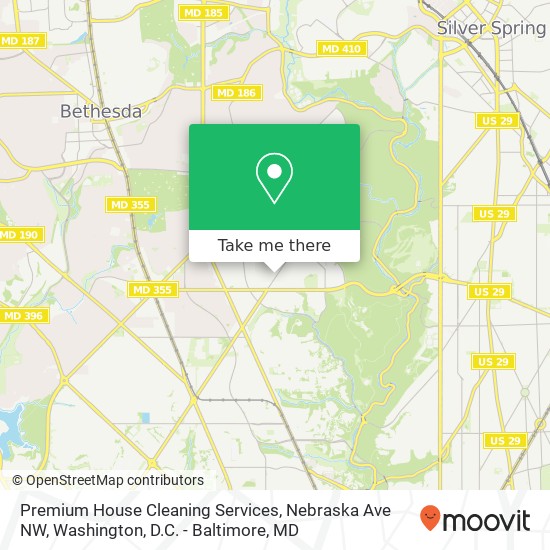 Mapa de Premium House Cleaning Services, Nebraska Ave NW