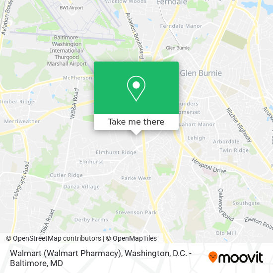 Mapa de Walmart (Walmart Pharmacy)