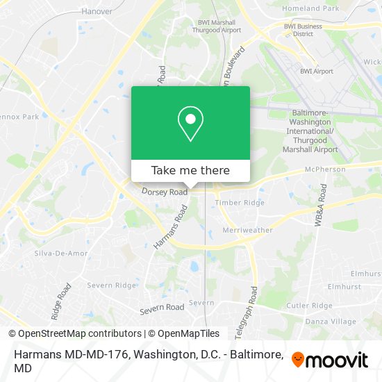 Harmans MD-MD-176 map