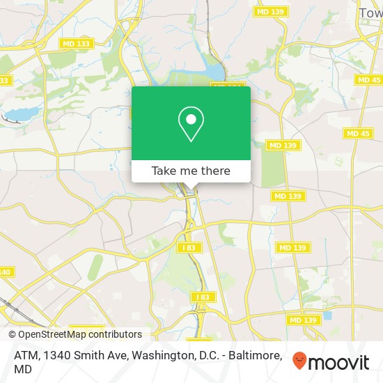 Mapa de ATM, 1340 Smith Ave