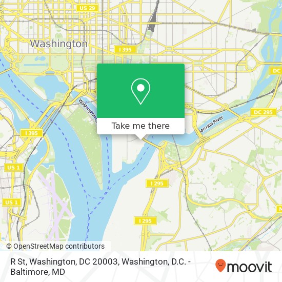 R St, Washington, DC 20003 map