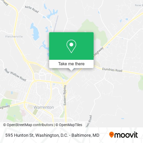595 Hunton St map