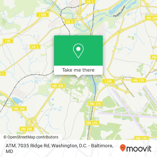 Mapa de ATM, 7035 Ridge Rd