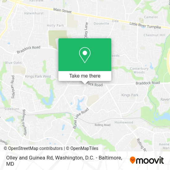 Mapa de Olley and Guinea Rd