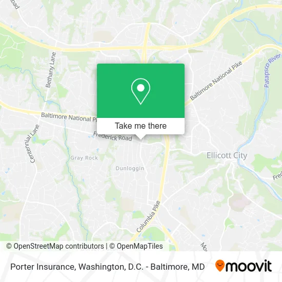 Porter Insurance map