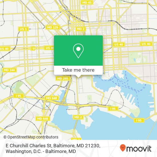 E Churchill Charles St, Baltimore, MD 21230 map